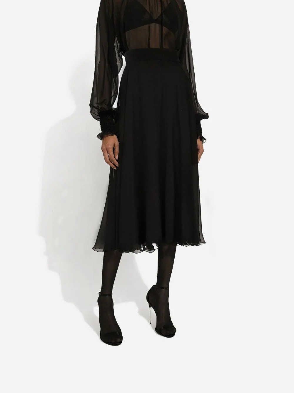 Chiffon Midi Skirt - Image 5