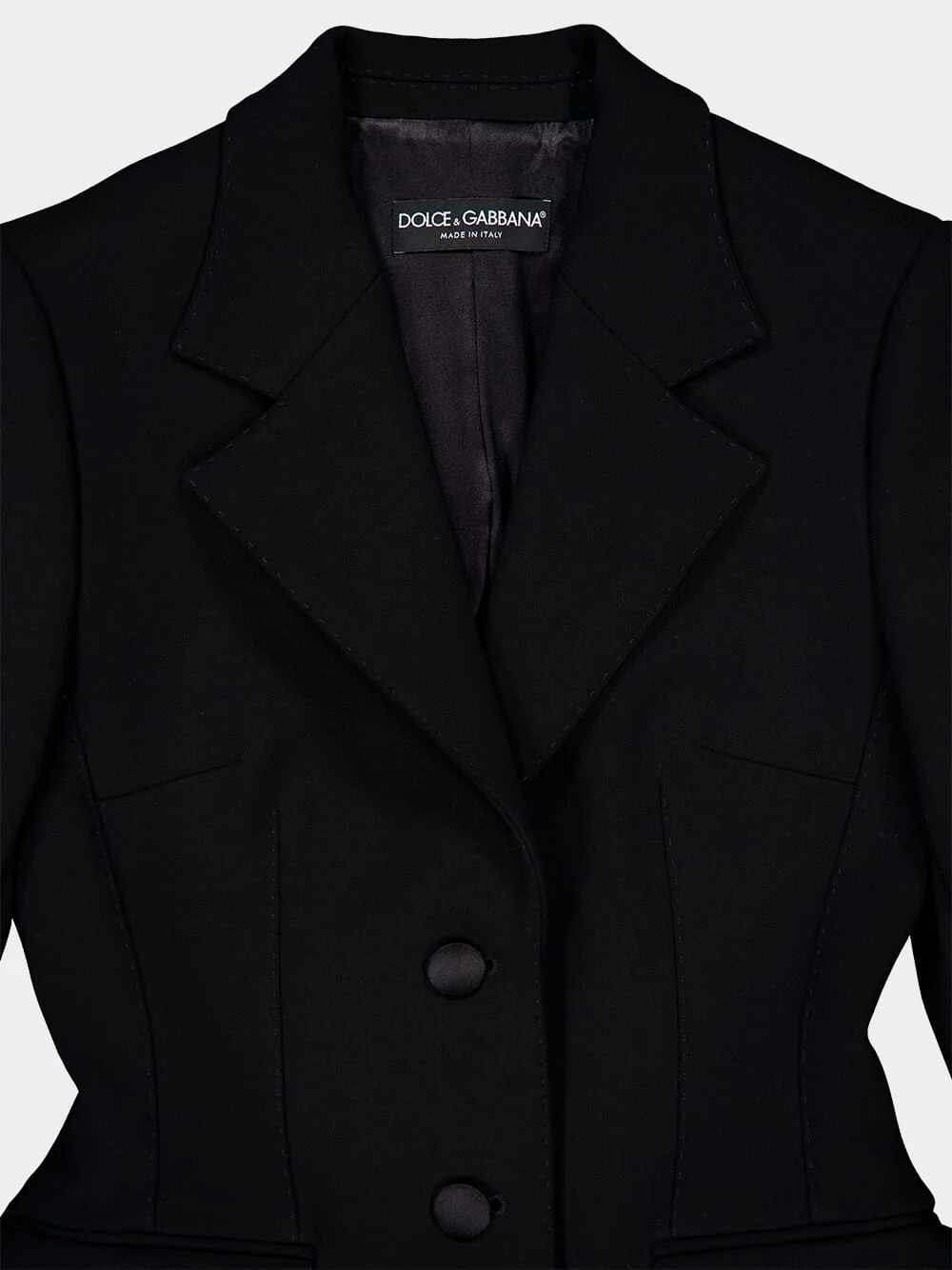 Dolce Single-Breasted Wool Jacket - Image 5