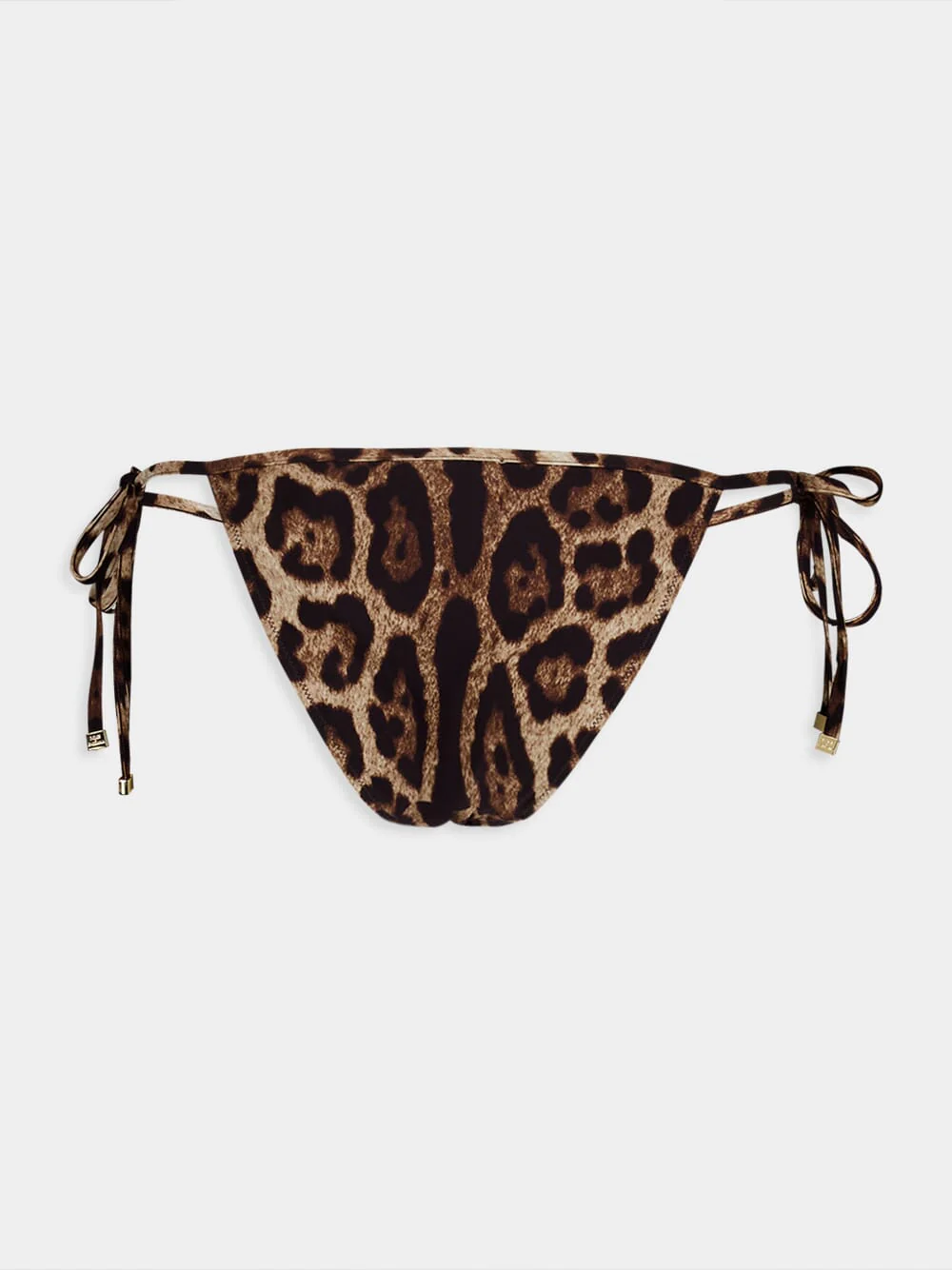 Leopard-Print String Bikini Bottoms - Image 2