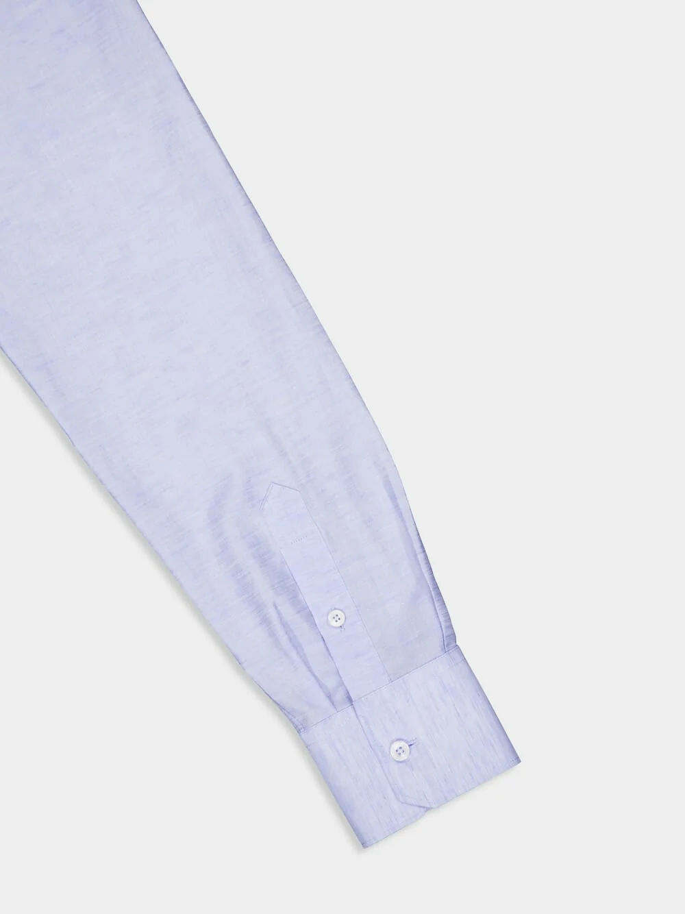 Light Blue Cotton Linen Shirt - Image 7