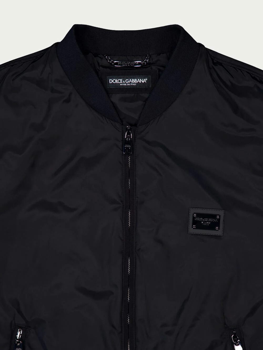 Logo Plaque Bomber Jacket - Image 3