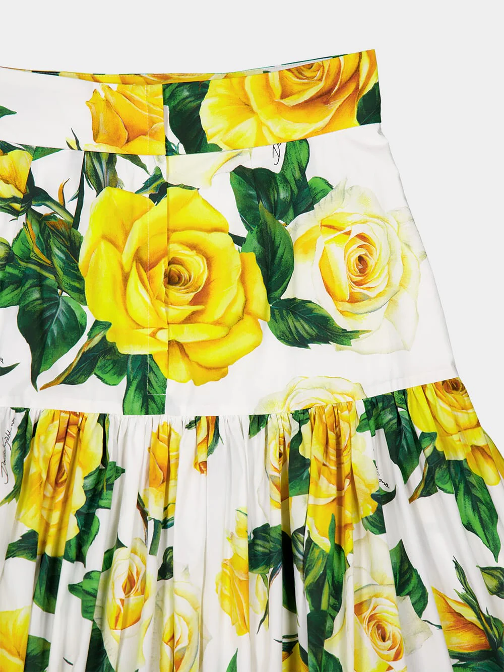 Rose-Print Ruffled Skirt - Image 6