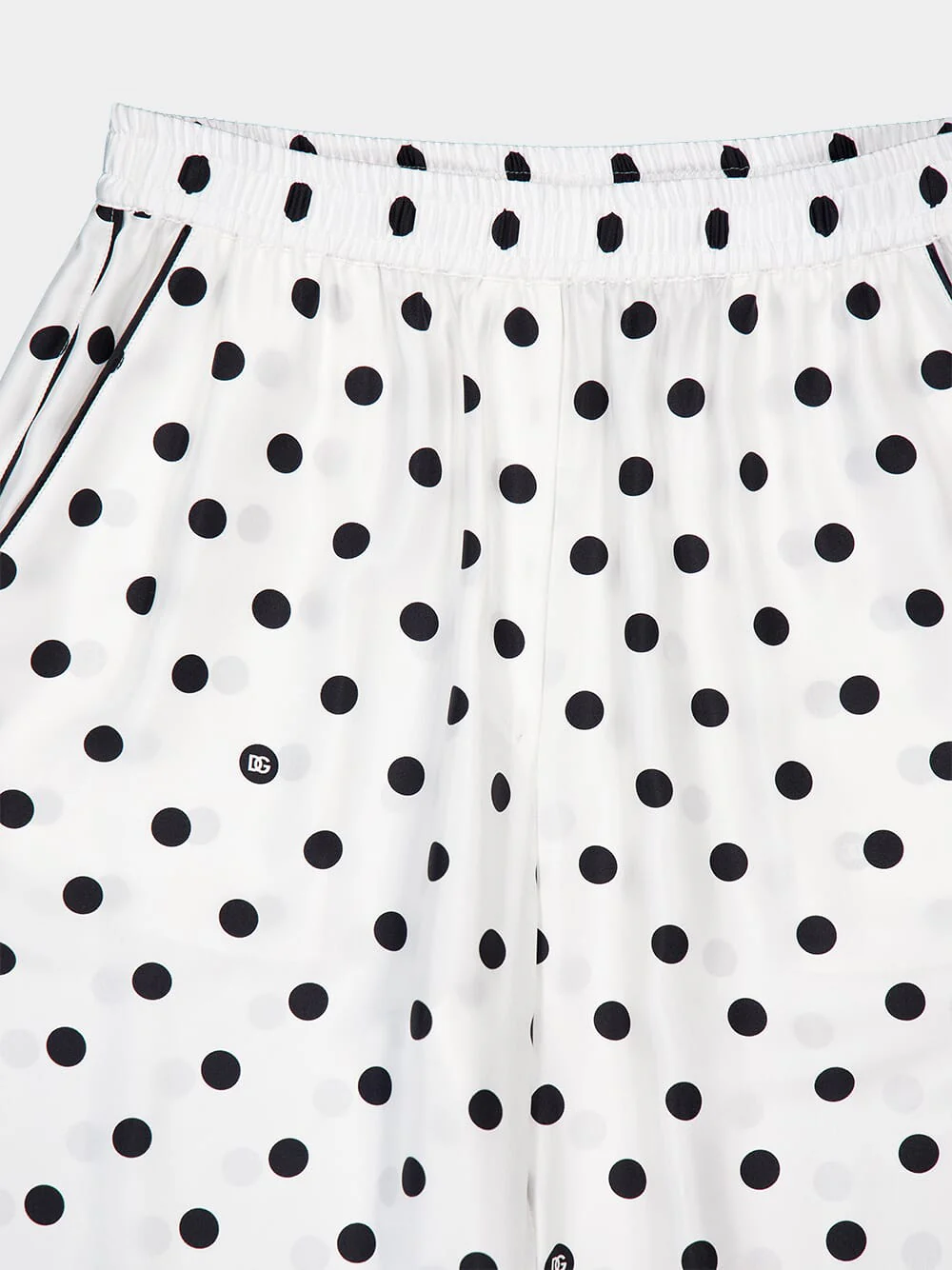Silk Polka-Dot Pajama Pants - Image 5