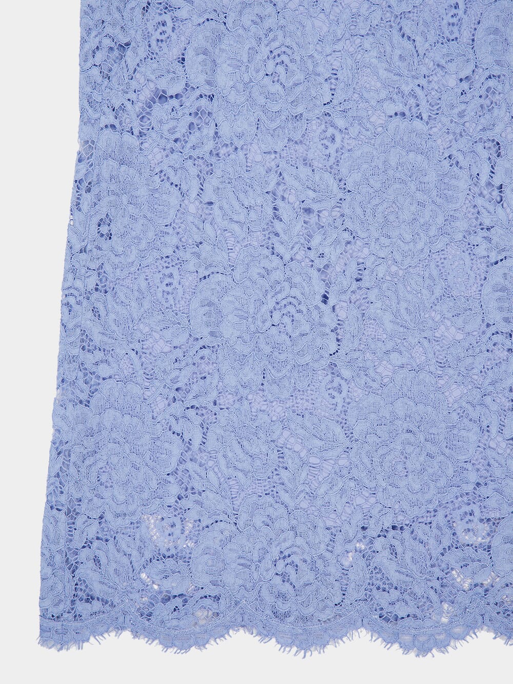 Sleeveless Floral Lace A-Line Dress - Image 6