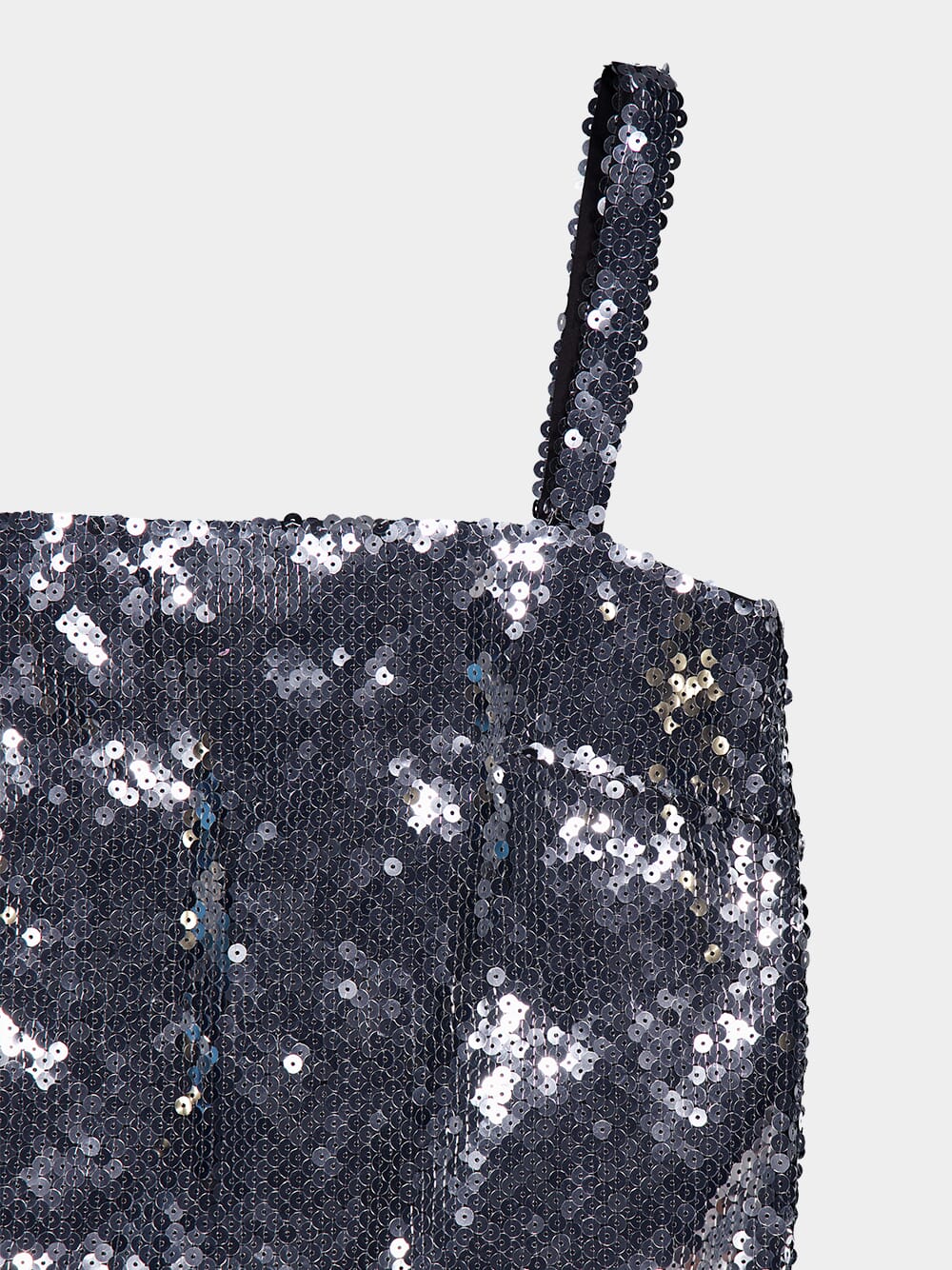 Strappy Sequined Crop Top - Image 3
