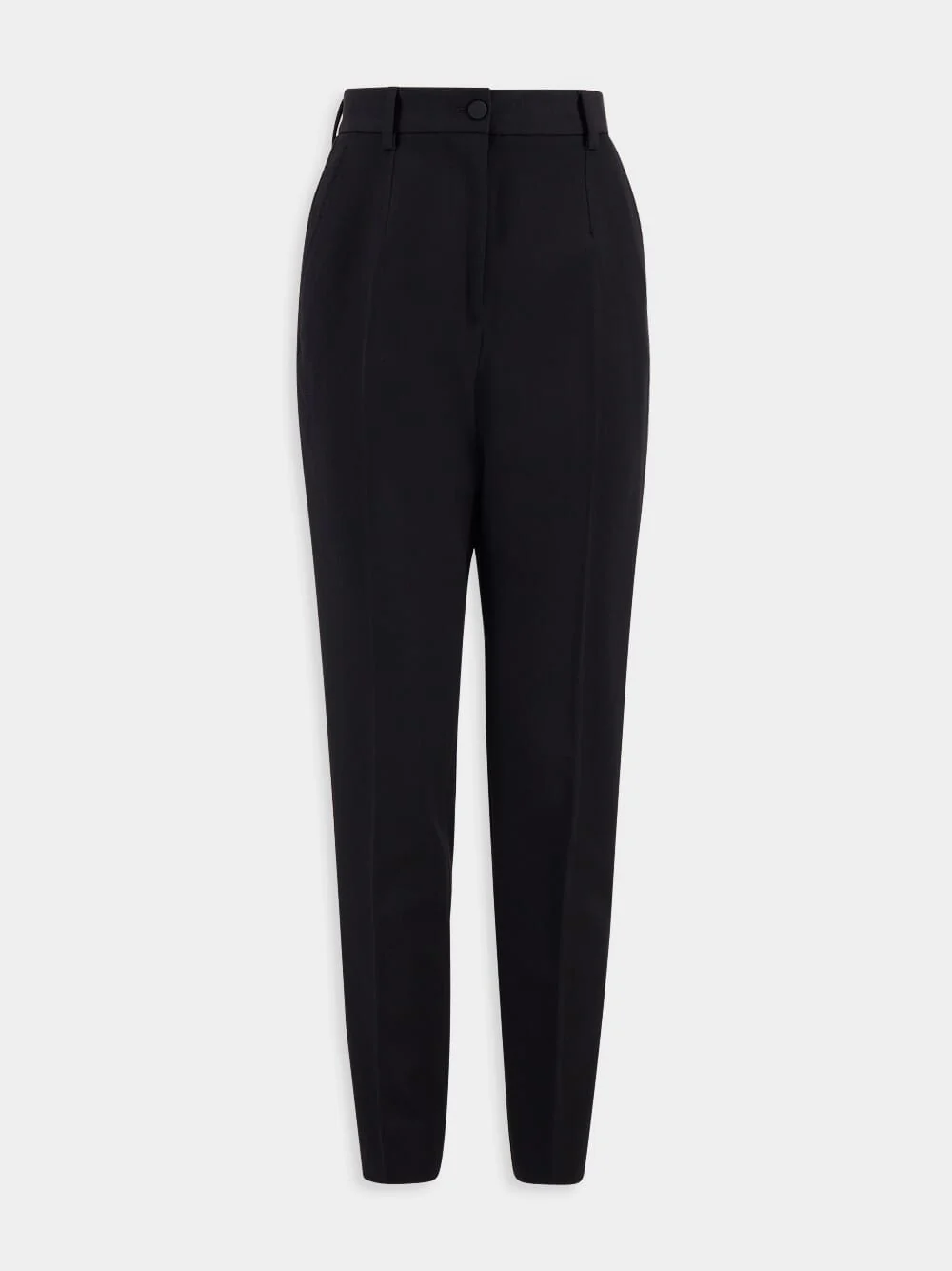 Wool Gabardine Cigarette Pants