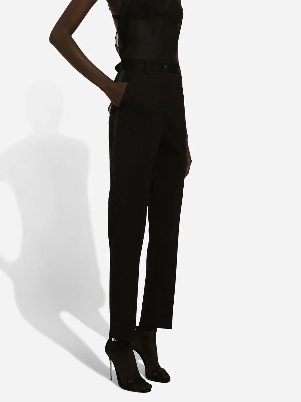 Wool Gabardine Cigarette Pants - Image 5