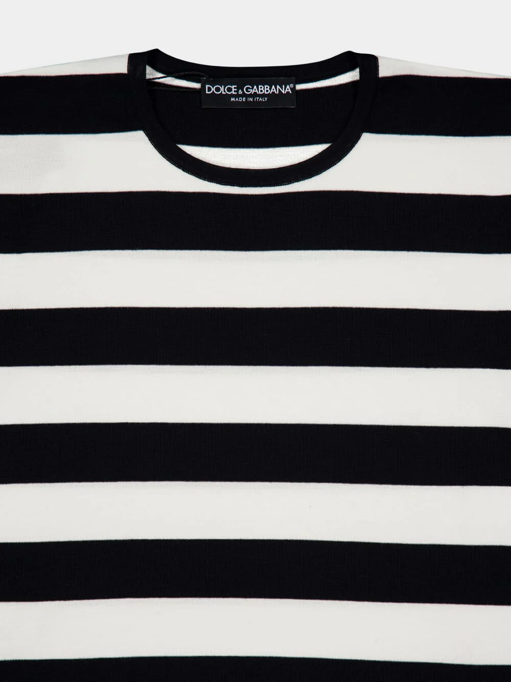 Wool Sweater with Inlaid Stripes - Image 5