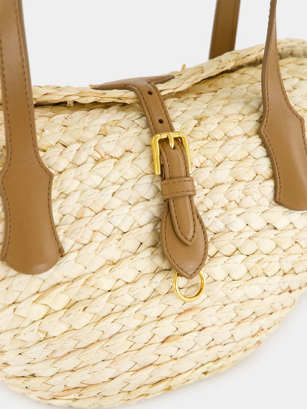 Coffa Capri Woven Leather Bag - Image 7
