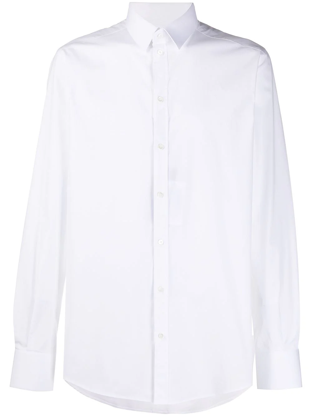 White Classic Cotton Shirt - Image 4