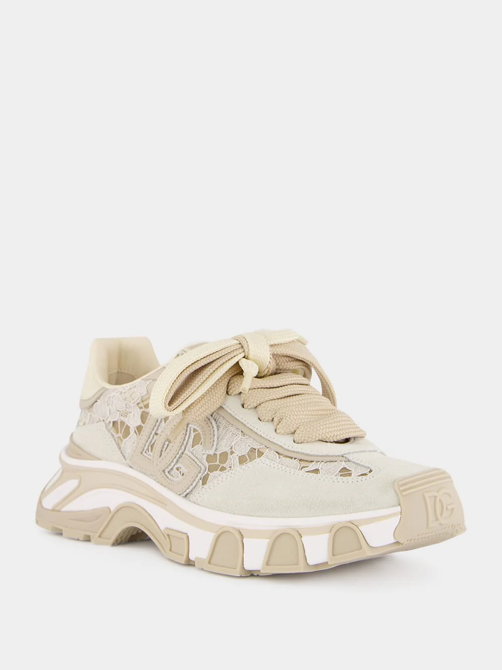 Cream Lace DG Country Road Sneakers - Image 2