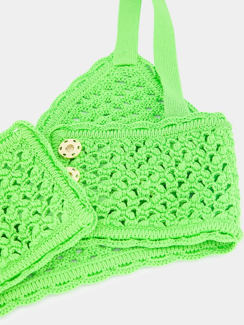 Crochet-Knit Bralette Top - Image 5