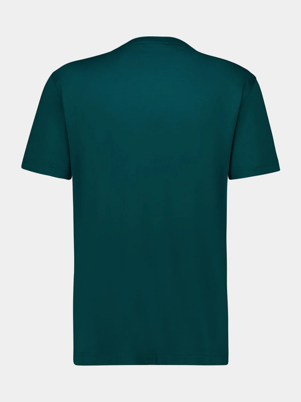 Dark Green Cotton T-Shirt - Image 2