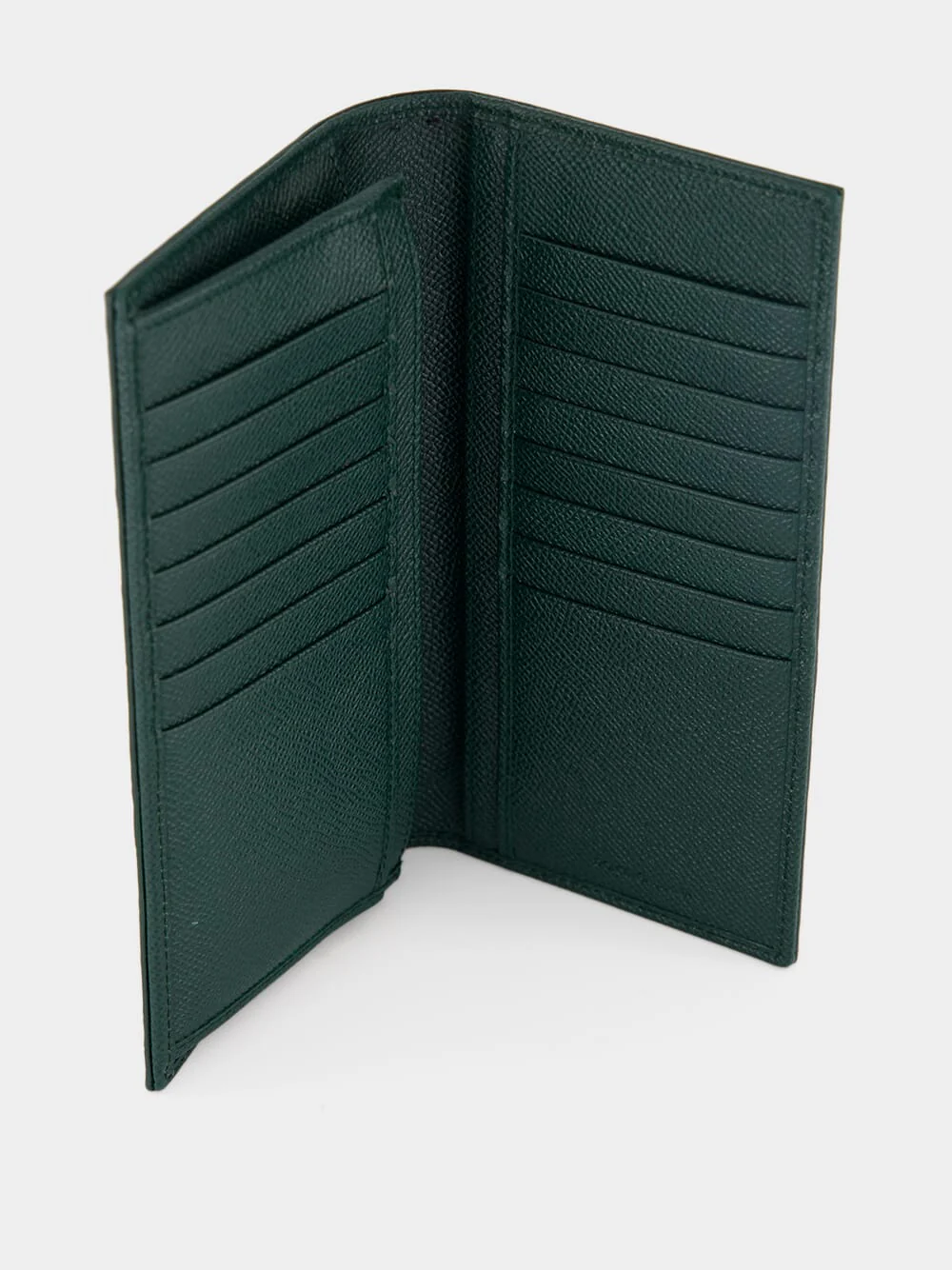 Dark Green Crocodile Continental Wallet - Image 2