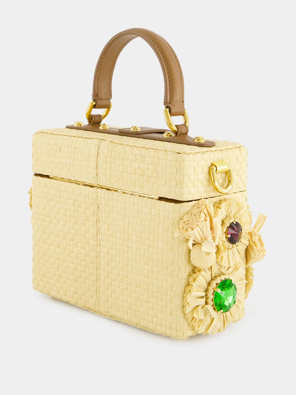Dolce Box Raffia Bag - Image 8