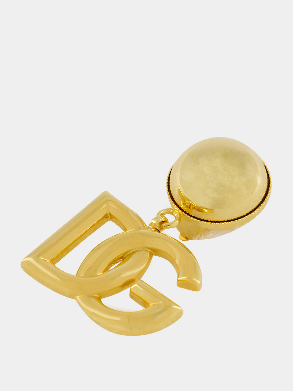 Gold DG Logo Clip-On Earrings - Image 4