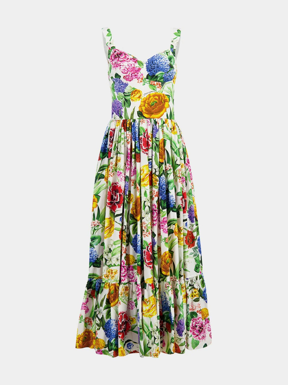 Floral Corset Midi Dress - Image 3