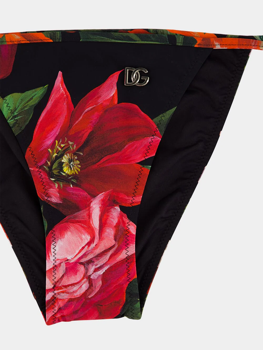 Floral Print Triangle Bikini - Image 4