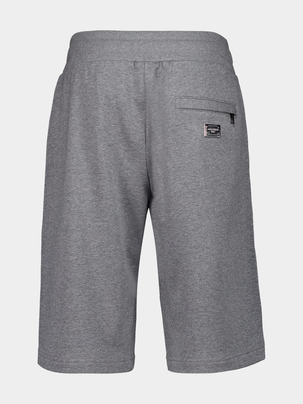 Grey Casual Cotton Shorts - Image 2