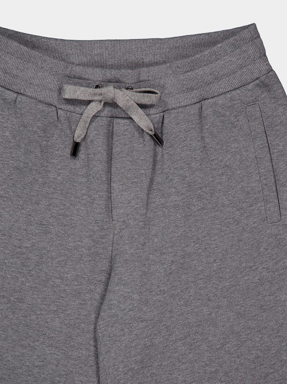 Grey Casual Cotton Shorts - Image 3