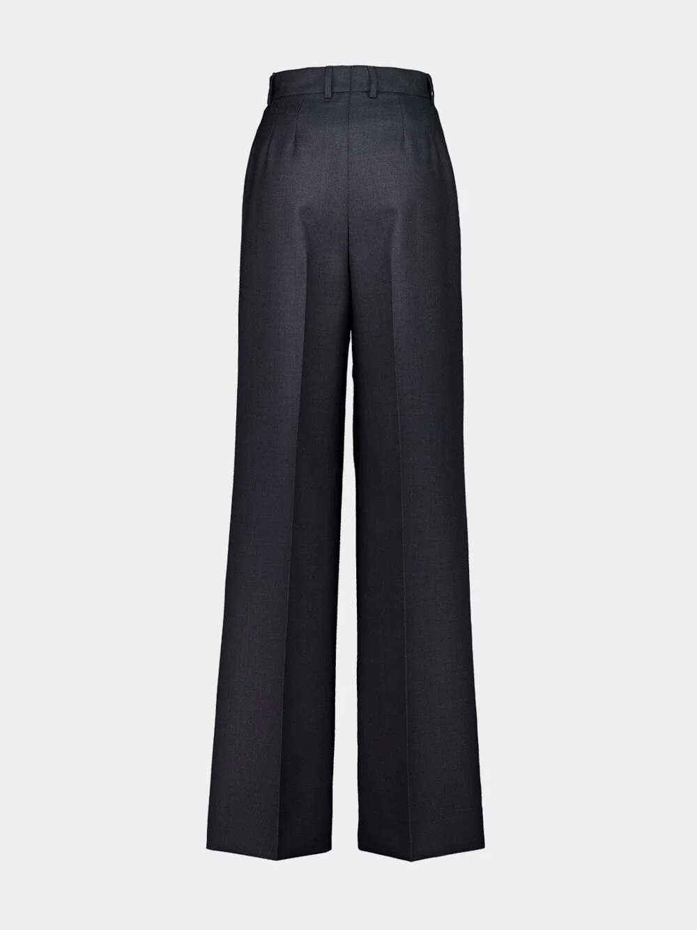 Grey Wool Palazzo Pants - Image 4