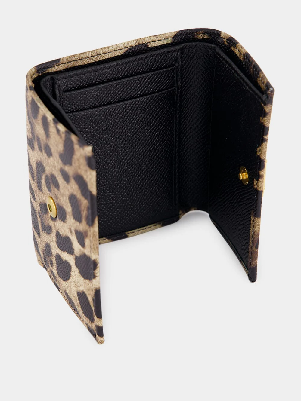 Leopard-Print Dauphine Calfskin Wallet - Image 3
