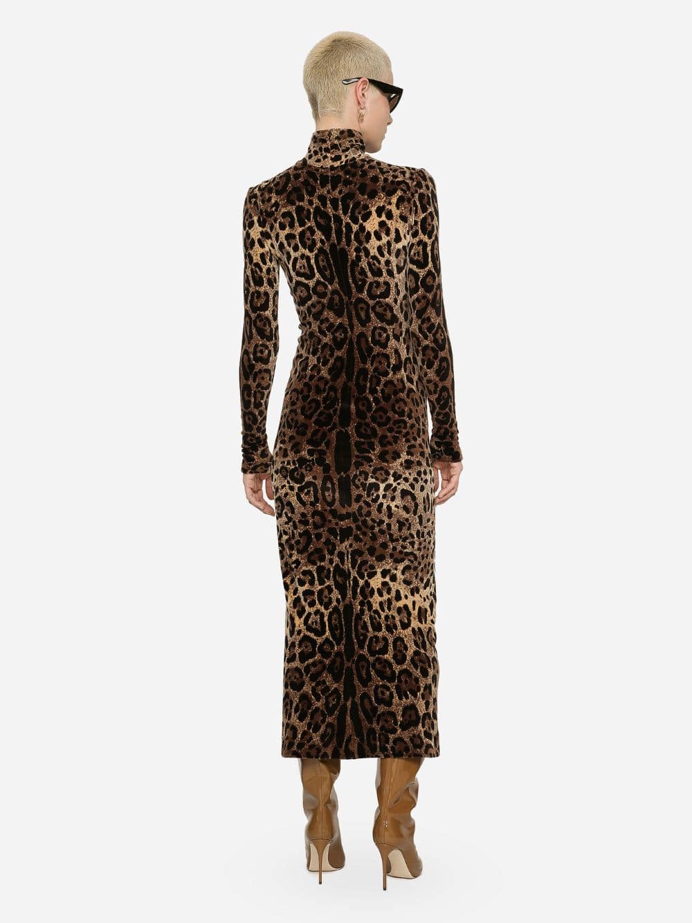 Leopard-Print Midi Dress - Image 4