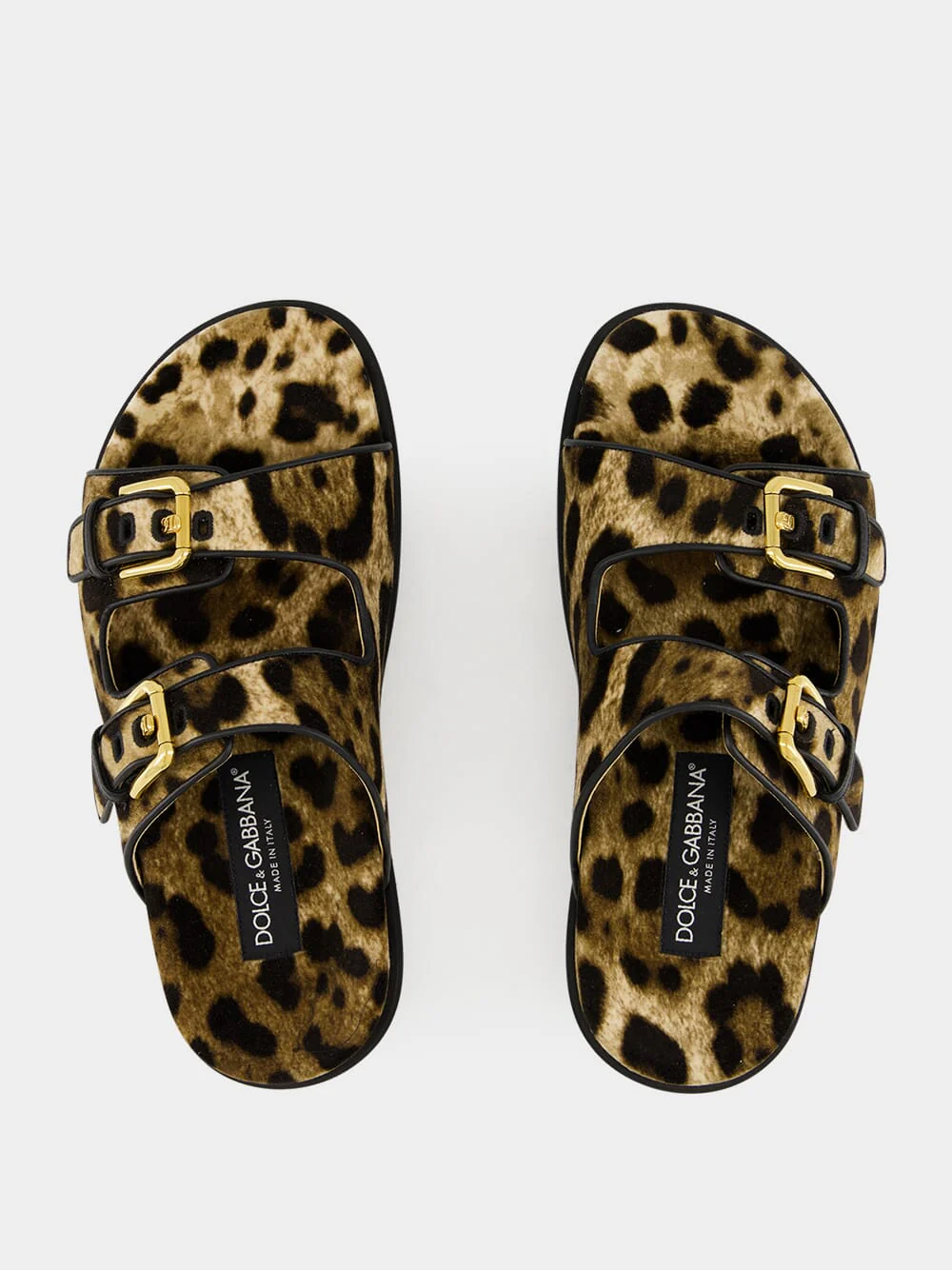 Leopard-Print Velvet Hawaiian Sliders - Image 10