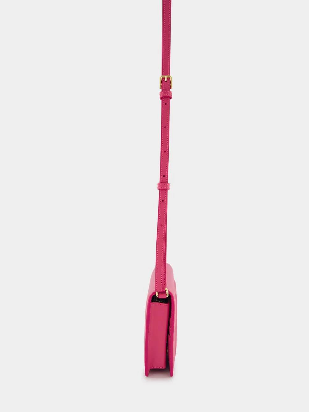Logo-Embossed Leather Crossbody Bag - Image 3