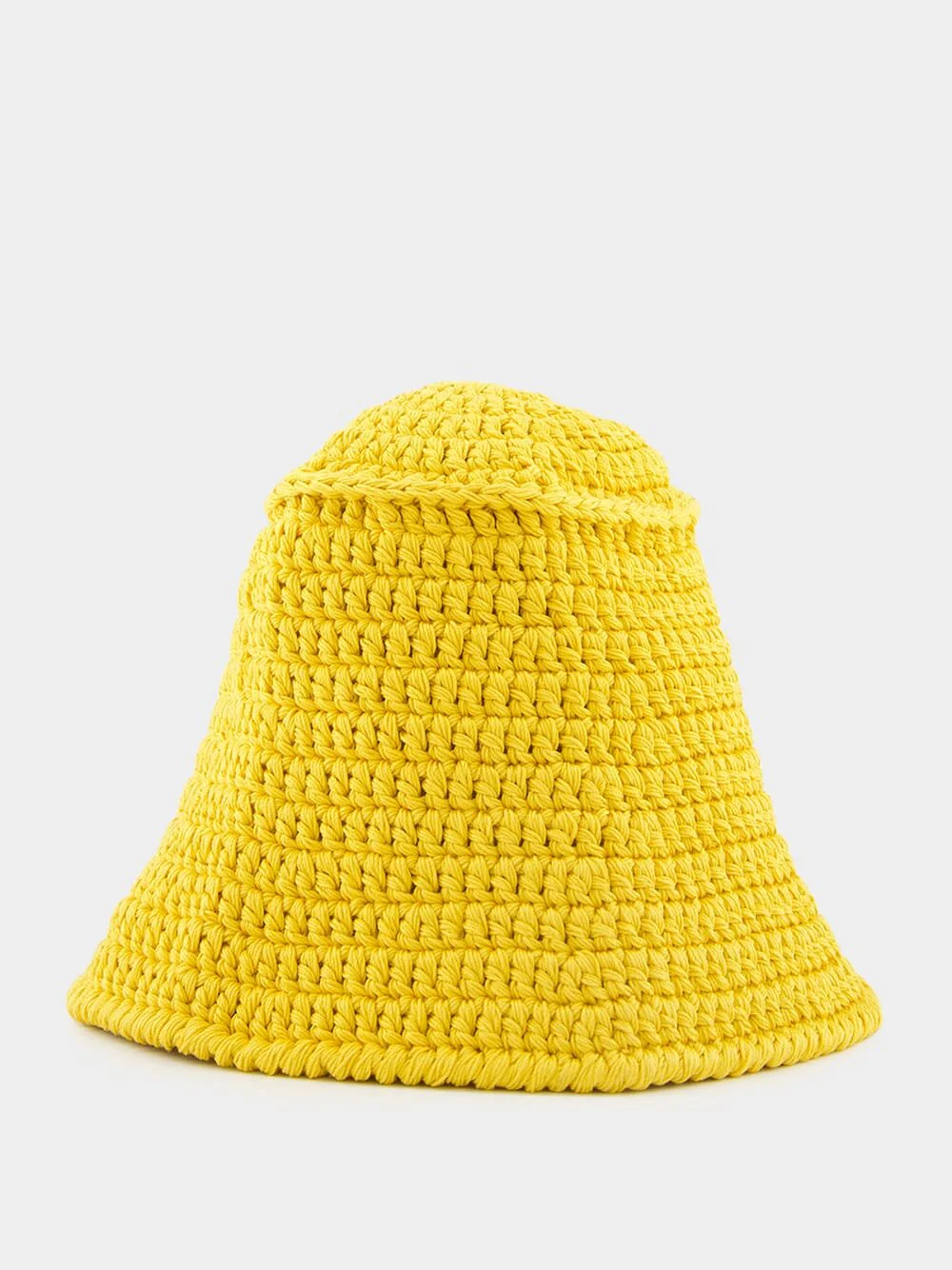 Logo-Plaque Crochet Bucket Hat - Image 3