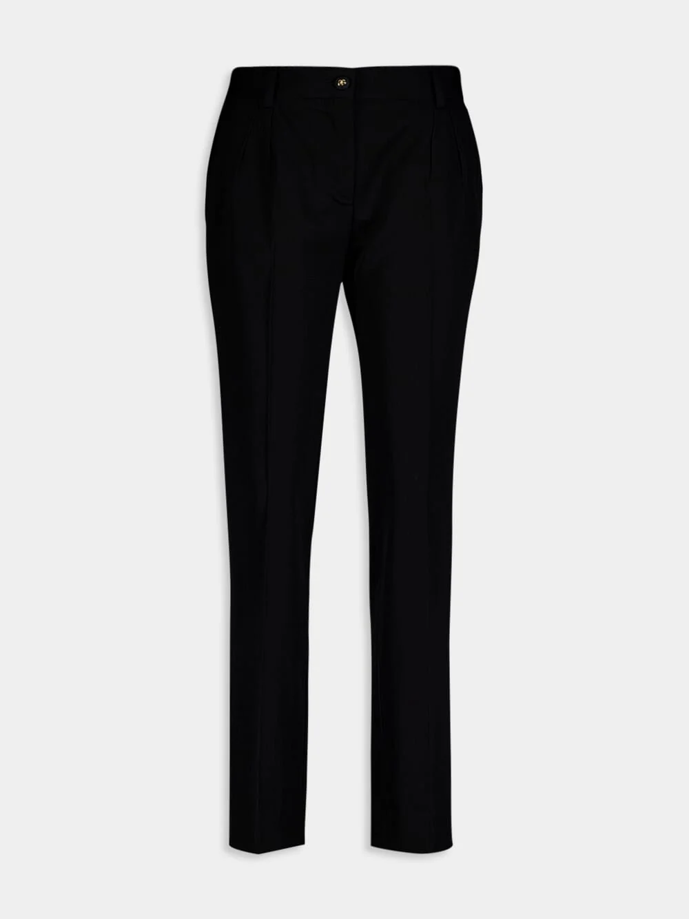 Low Rise Wool Trousers