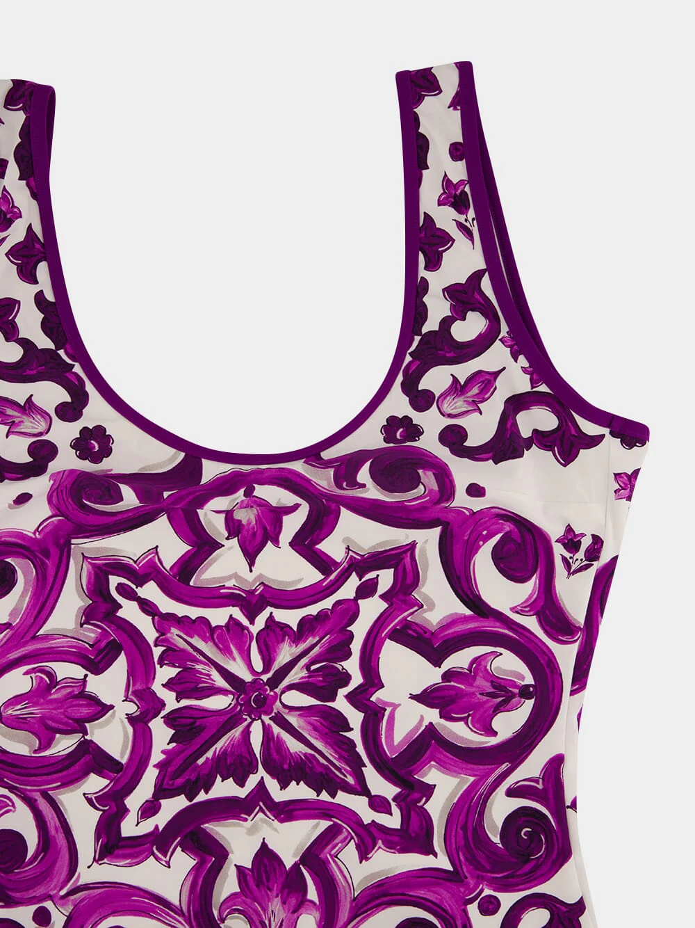 Majolica-Print One-Piece Swimsuit - Image 4