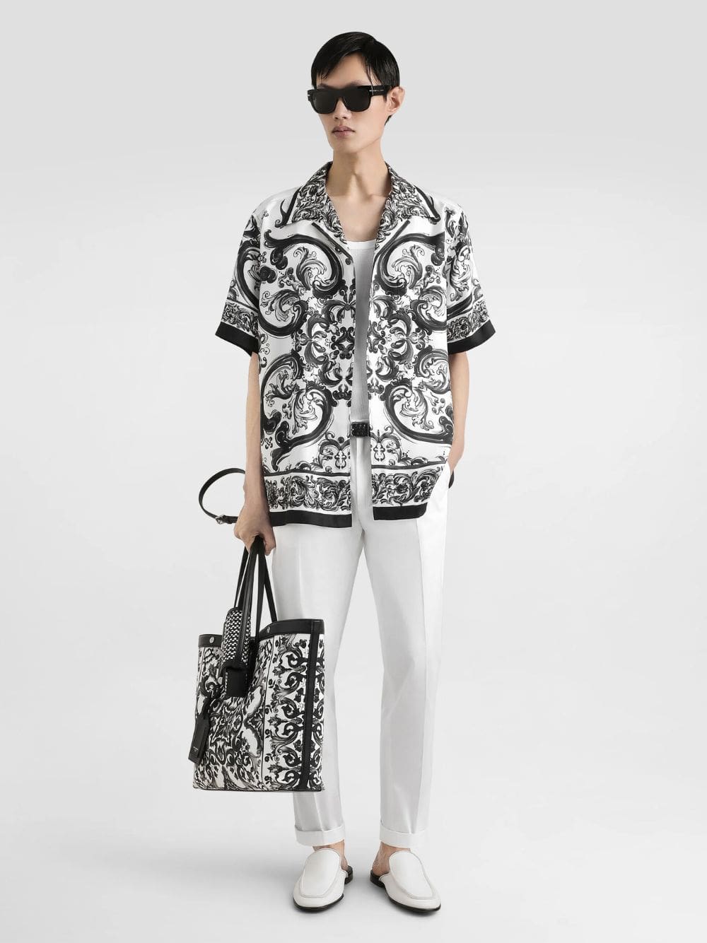 Majolica Silk Twill Hawaii Shirt