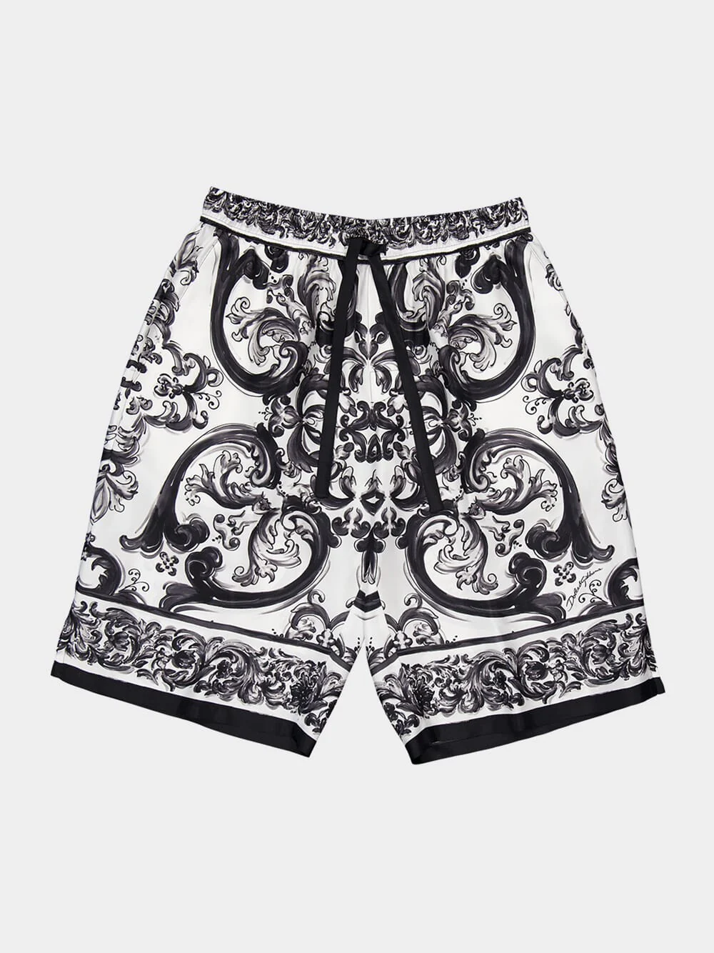 Majolica Silk Twill Shorts - Image 6