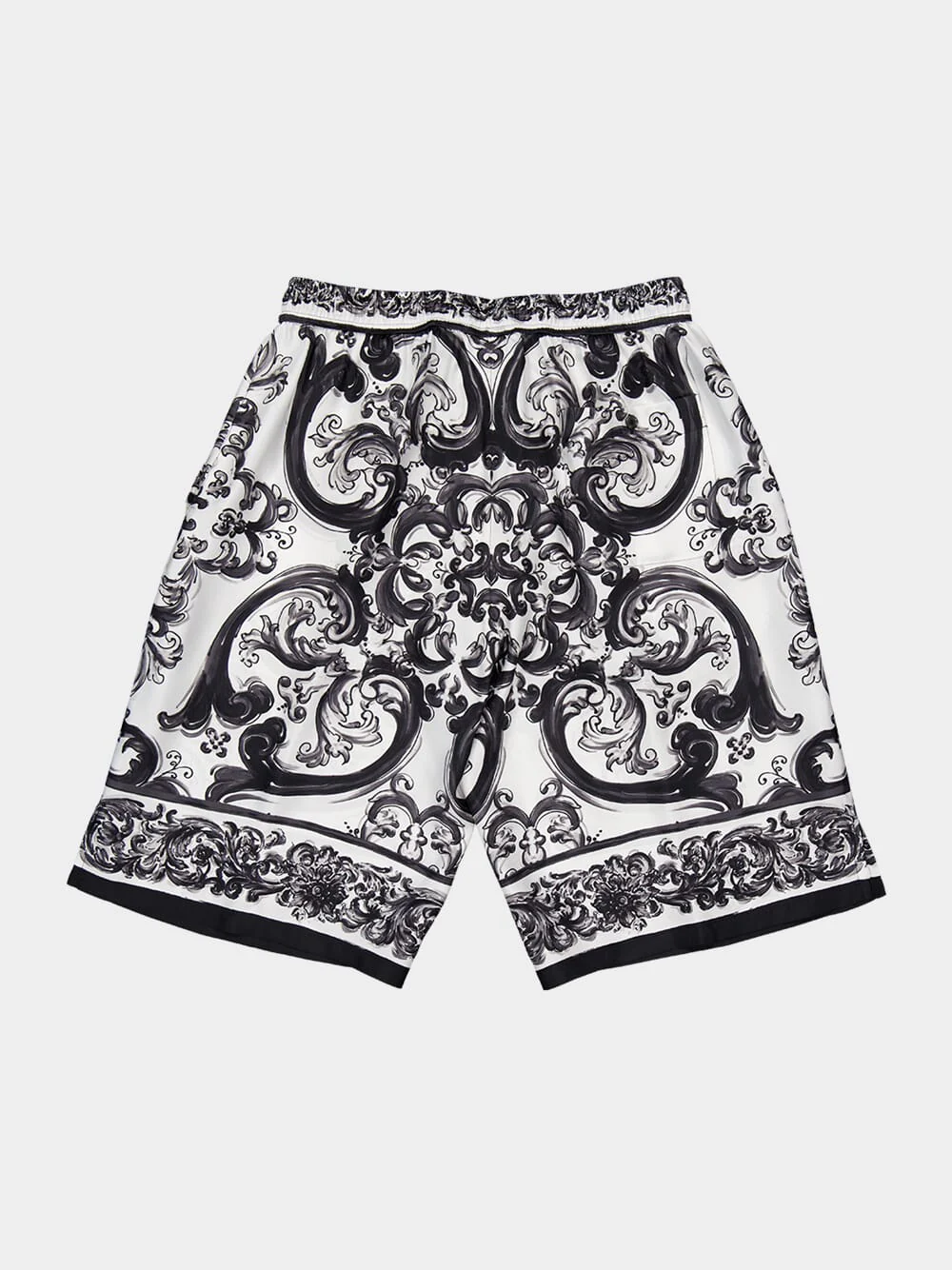 Majolica Silk Twill Shorts - Image 8