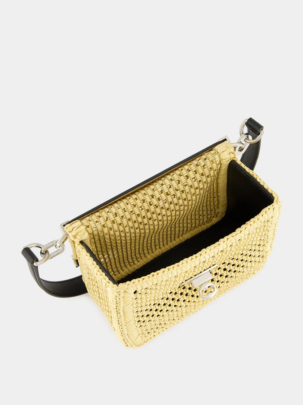 Marlene Woven Raffia Shoulder Bag - Image 8