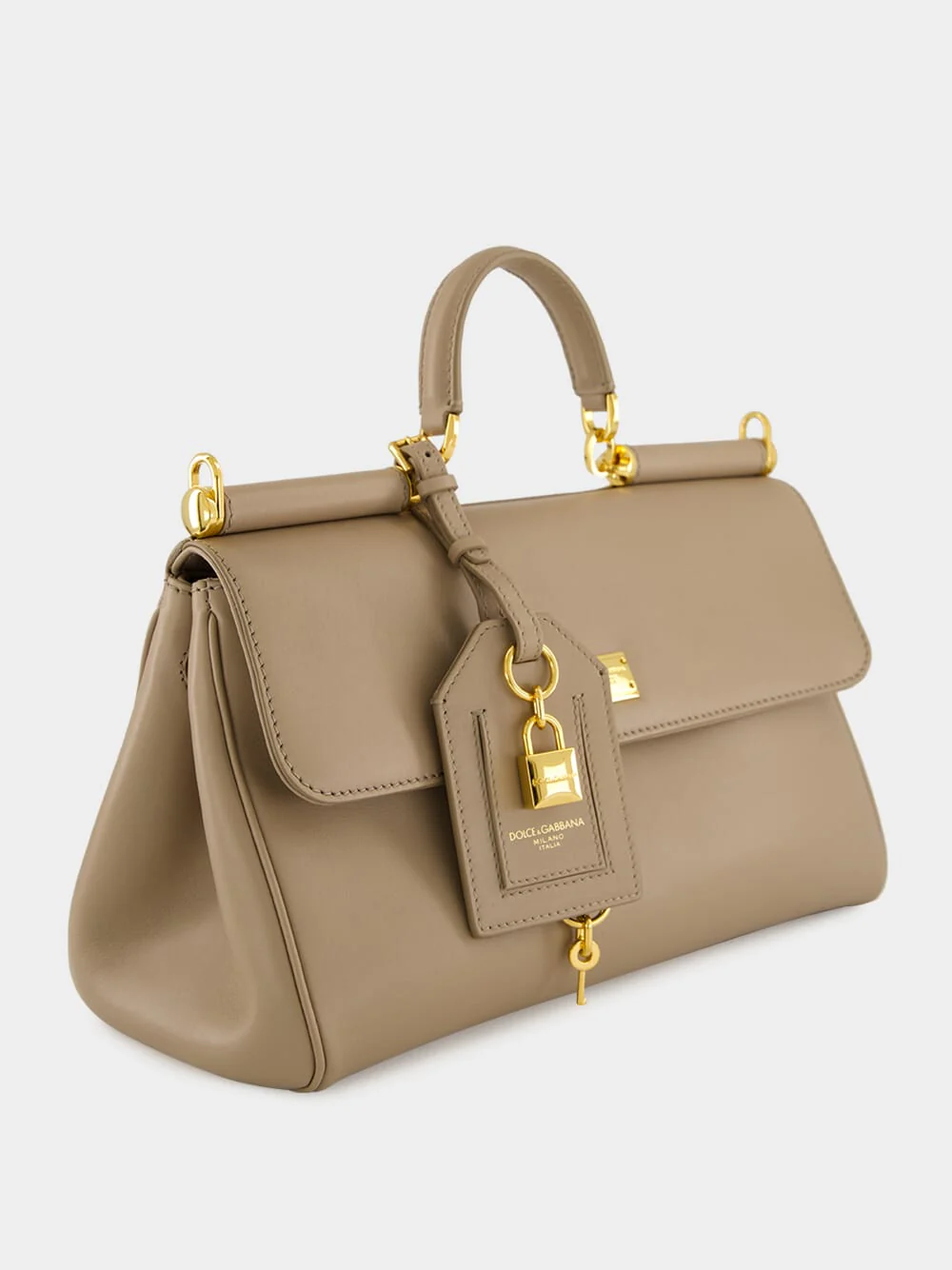 My Sicily Beige Calfskin Handbag - Image 3