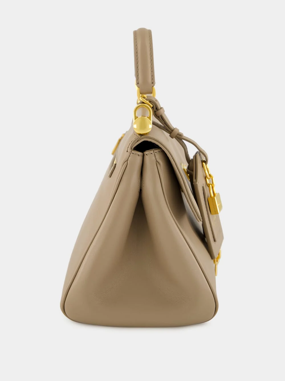 My Sicily Beige Calfskin Handbag - Image 4