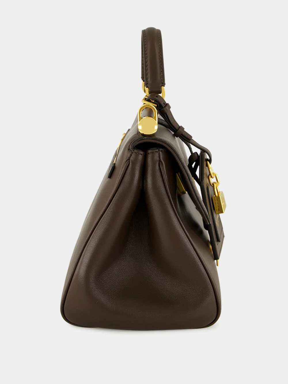 My Sicily Brown Leather Handbag - Image 4