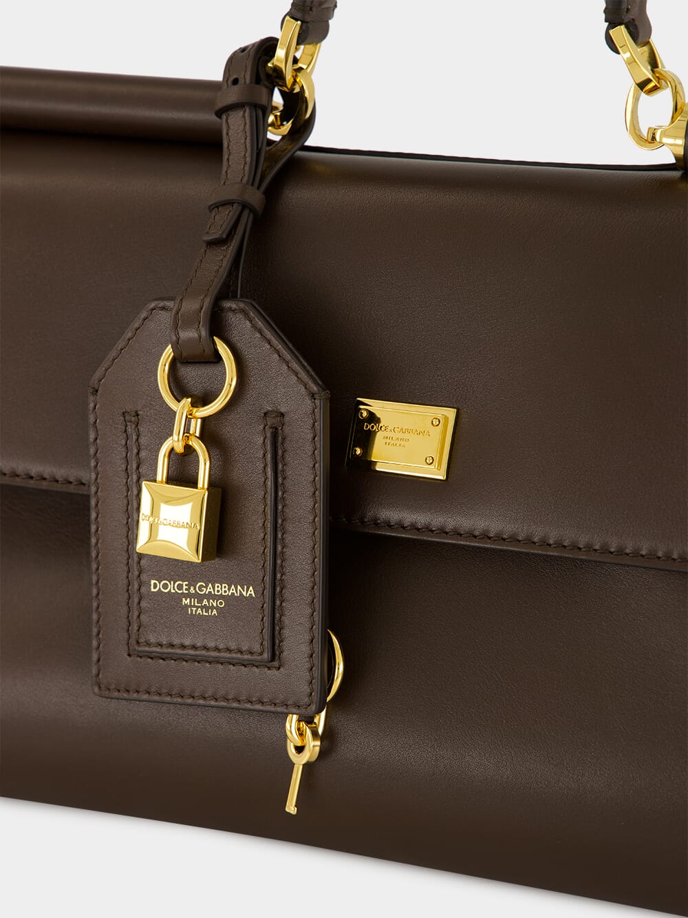 My Sicily Brown Leather Handbag - Image 7