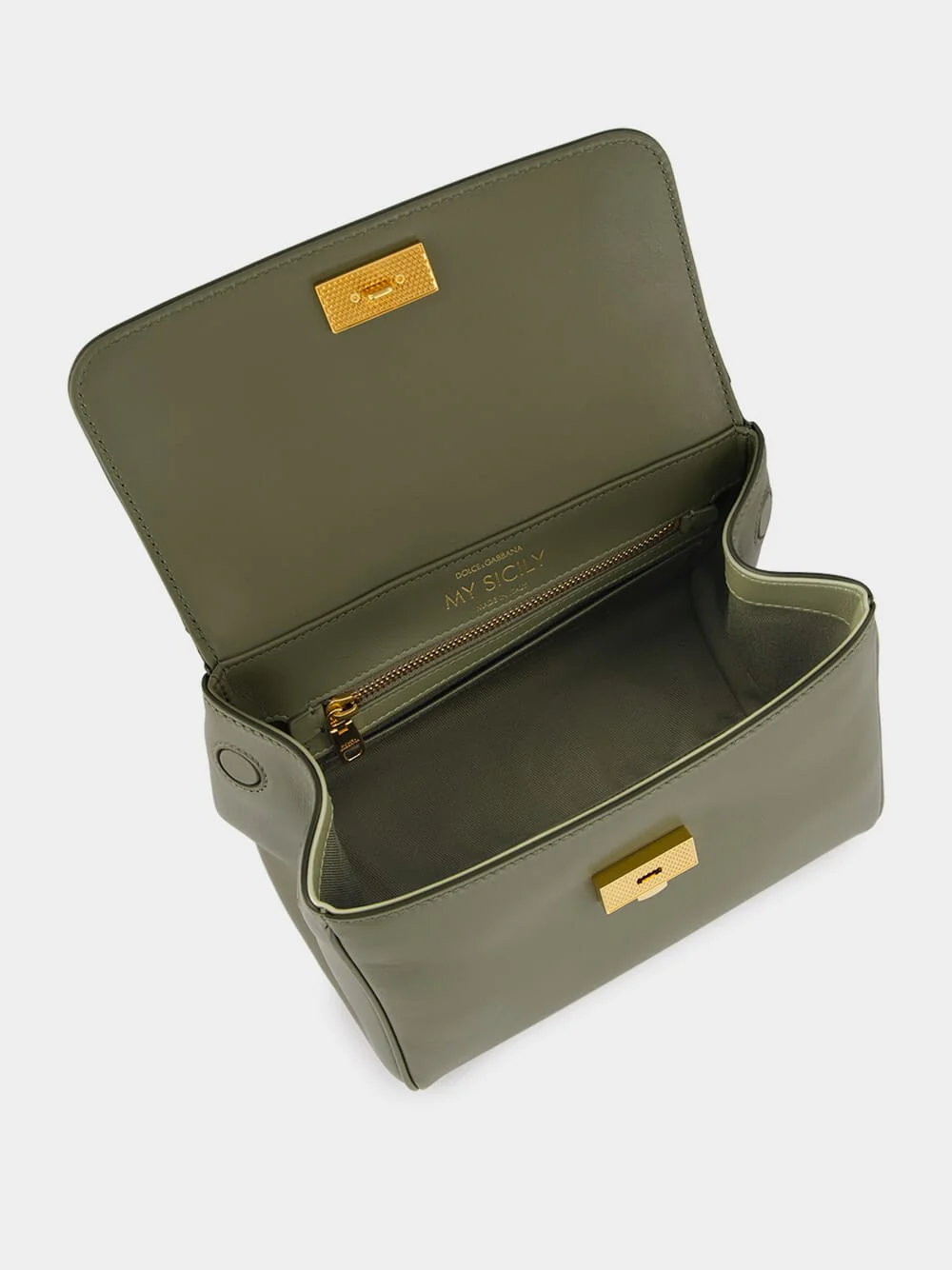 My Sicily Green Calfskin Handbag - Image 6