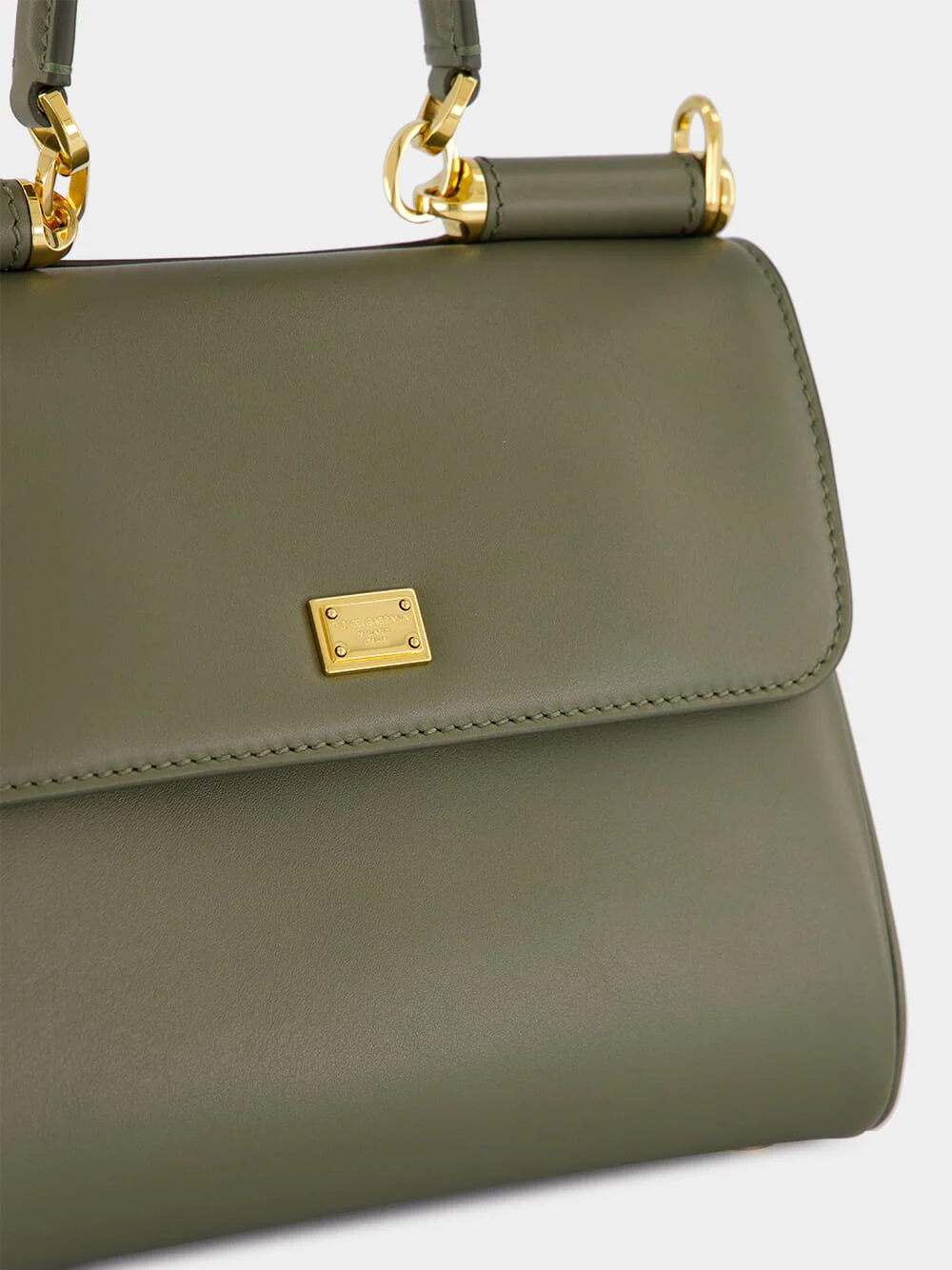 My Sicily Green Calfskin Handbag - Image 7