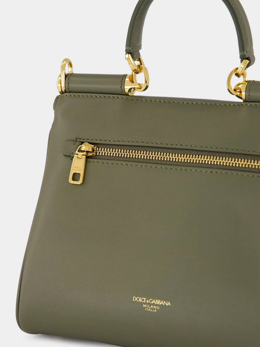 My Sicily Green Calfskin Handbag - Image 8