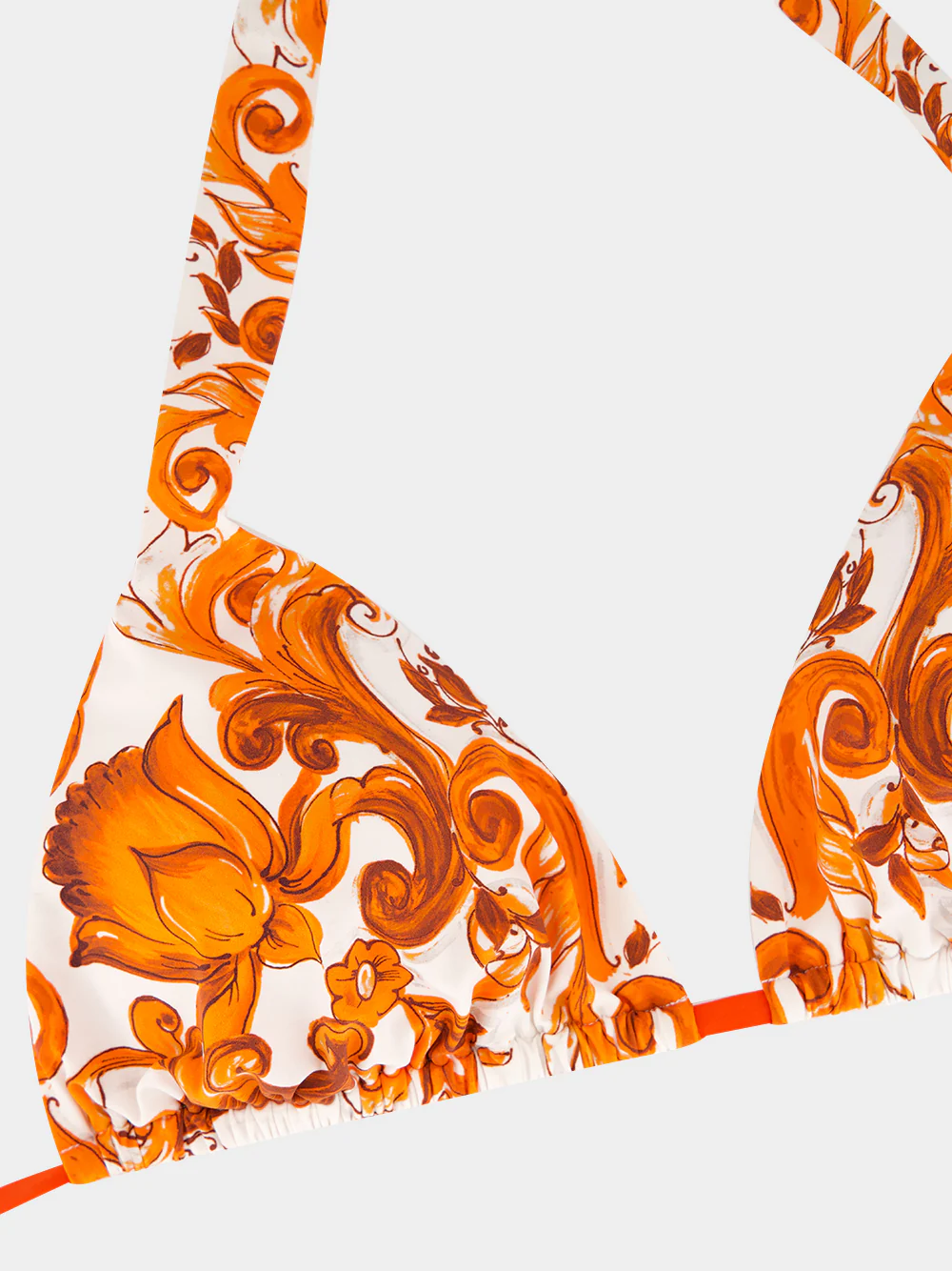 Orange Majolica Print Bikini - Image 3