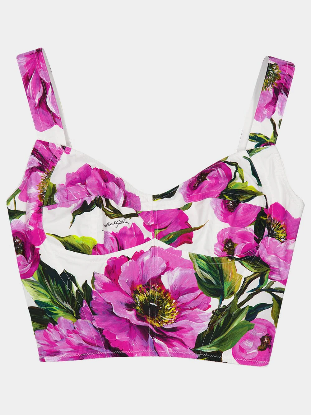 Peony Print Corset Top - Image 4