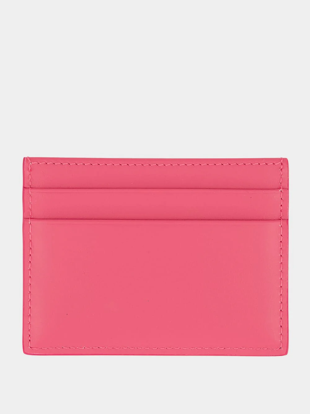 Pink Calfskin DG Logo Card Holder - Image 2