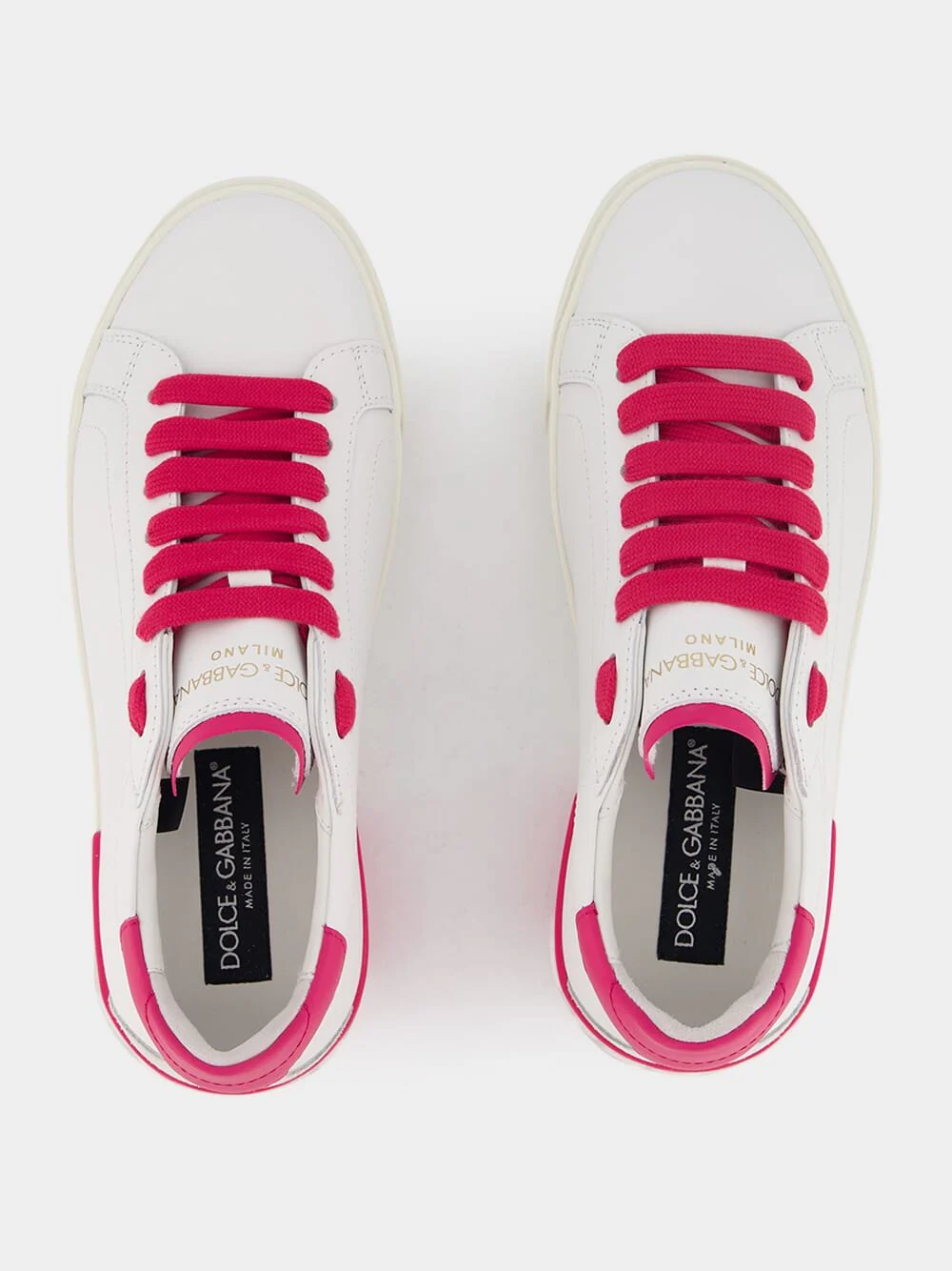 Portofino Vintage Leather Low-Top Sneakers - Image 4