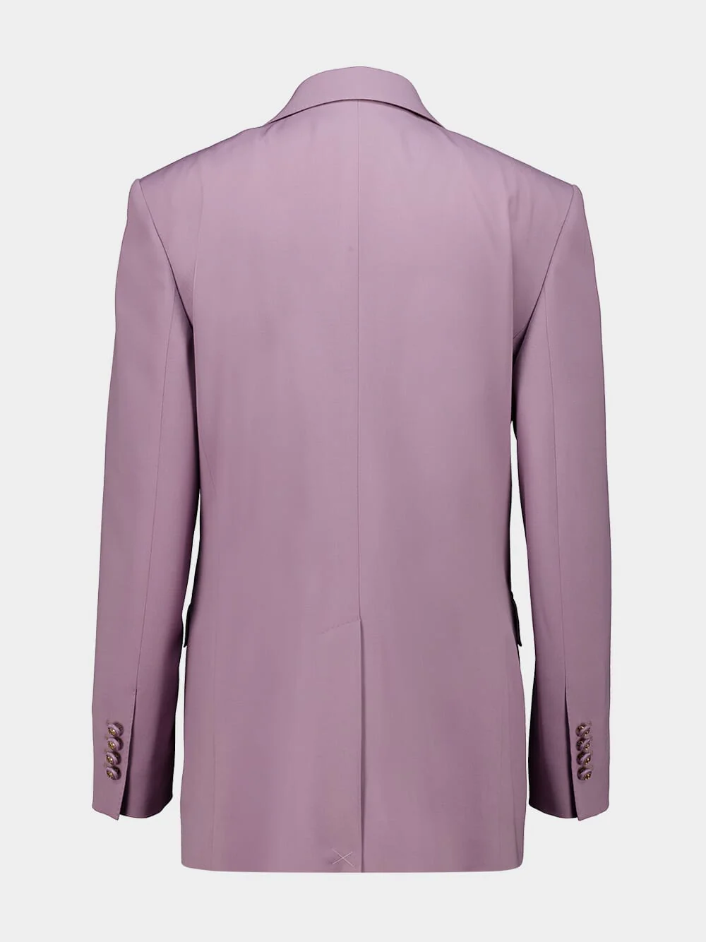 Purple Wool Tailored Blazer - Image 2