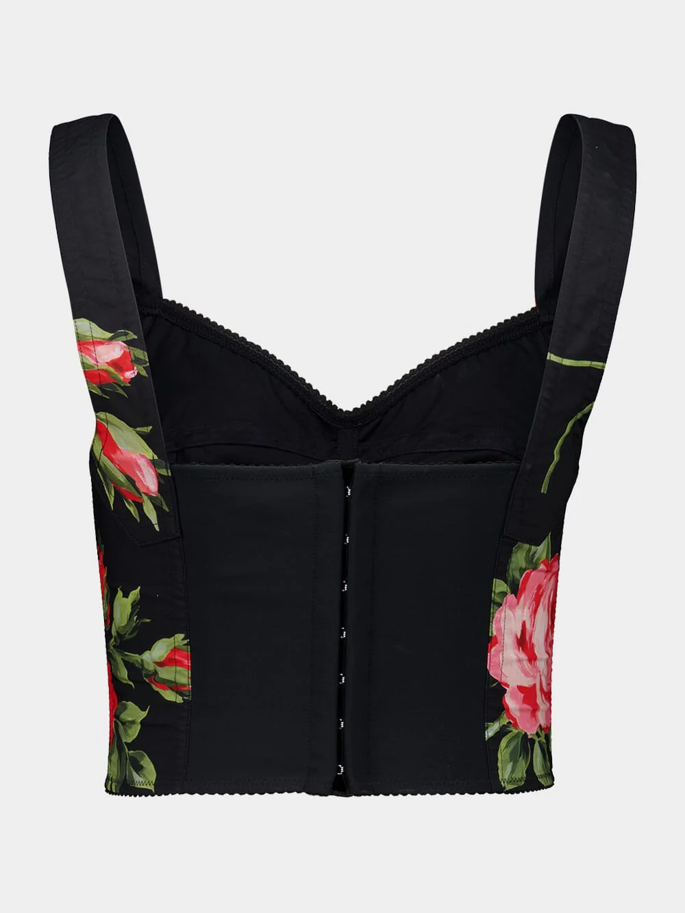 Rose Bouquet Cotton Bustier Top - Image 3