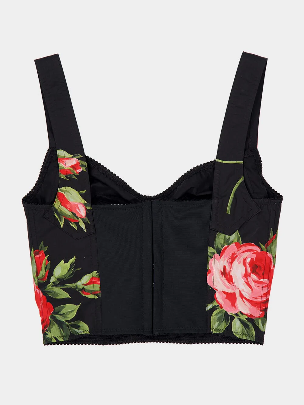Rose Bouquet Cotton Bustier Top - Image 6
